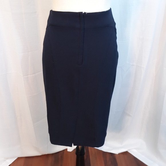 Takara stretch navy pencil skirt sz 5 *M - Picture 4 of 4